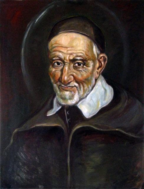 St. Vincent de Paul > 01. Portraits > Head, bust - Vincentian Sources